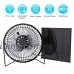 Anysell88 4.5W 6V Solar Panel 6 inch USB Cooling Ventilation Fan Home Office - B07GCCLBR3